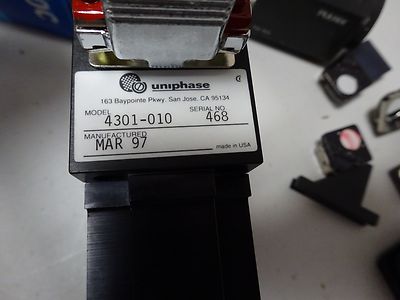 OPTISCHER EINPHASIGER GRÜNER LASER 4301-010 OPTIK WIE BESEHEN BIN#TC-4-1-H