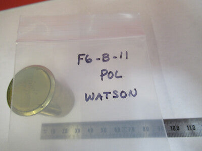 Antique Watson UK England Nicols Polarizer 1860's Microscope Prism AS Pic