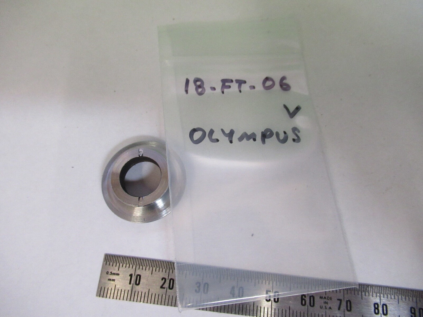 OLYMPUS JAPAN objective adapter NOSEPIECE MICROSCOPE PART AS PICTURED 18-FT-06