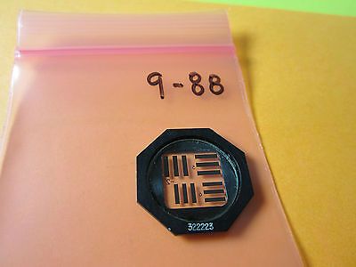 OPTICAL RETICLE TARGET LASER OPTICS BIN#9-88