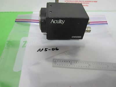 MICROSCOPE INSPECTION VIDEO CAMERA CCD ACUITY CM4000 OPTICS BIN#N5-06