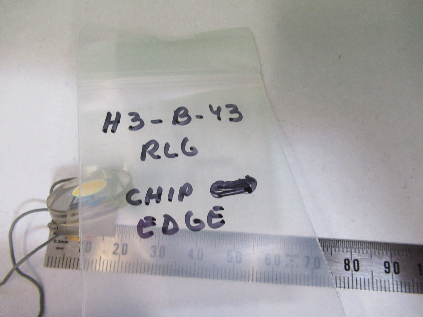 OPTICAL PHOTODIODE +ZERODUR MINI LENS RLG LITTON OPTICS AS PICTURED &H3-B-43