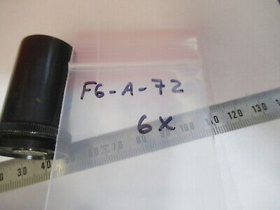 ANTIQUE ERNST LEITZ EYEPIECE 6X OCULAR MICROSCOPE PART AS PICTURED &F6-A-72