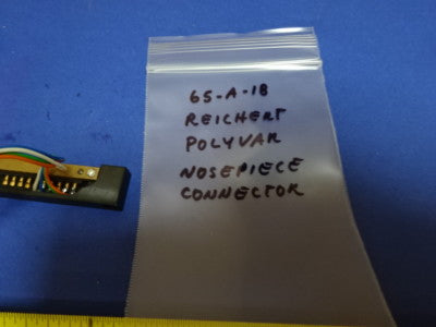 MICROSCOPE PART NOSEPIECE CONNECTOR for REICHERT AUSTRIA POLYVAR AS IS #65-A-18