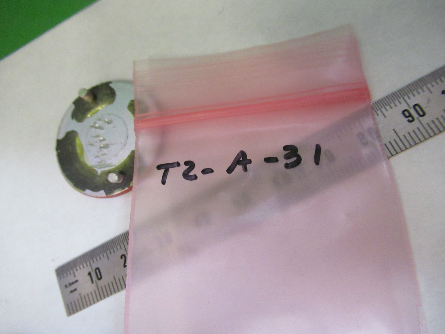 LEITZ GERMANY LARGE ALUMINUM LOGO MICROSCOPE PART AS PICTURED T2-A-31