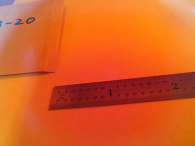 Optical Orange Filter Laser Optics Bin #4B-20 iv