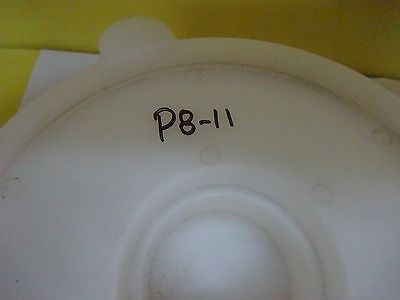 OPTICAL CONVEX CONCAVE DONUT FROSTED LENS MIL SPEC LASER OPTICS AS IS BIN#P8-11