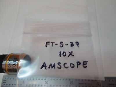 AMSCOPE OBJEKTIV 10X MIKROSKOP TEILOPTIK WIE ABGEBILDET &FT-5-39
