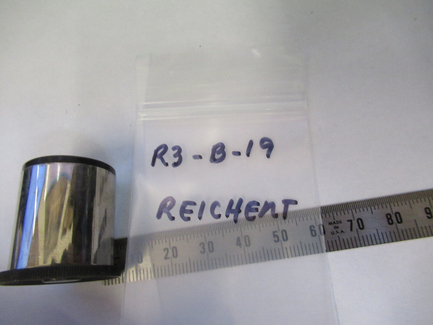 EYEPIECE OCULAR REICHERT AUSTRIA ANTIQUE MICROSCOPE PART AS PICTURED &R3-B-19