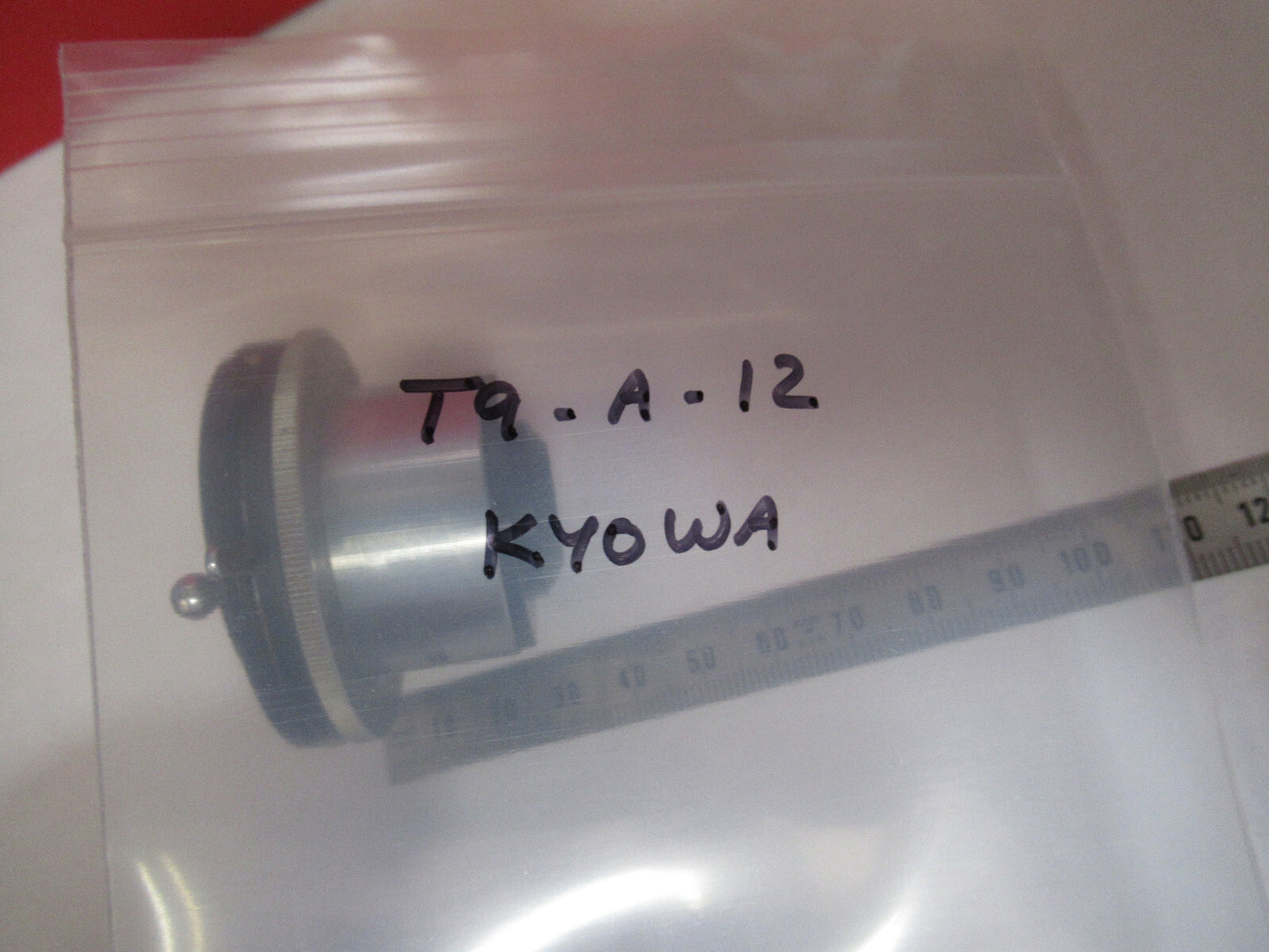 KYOWA JAPAN CONDENSER + IRIS OPTICS MICROSCOPE PART AS PICTURED T9-A-12