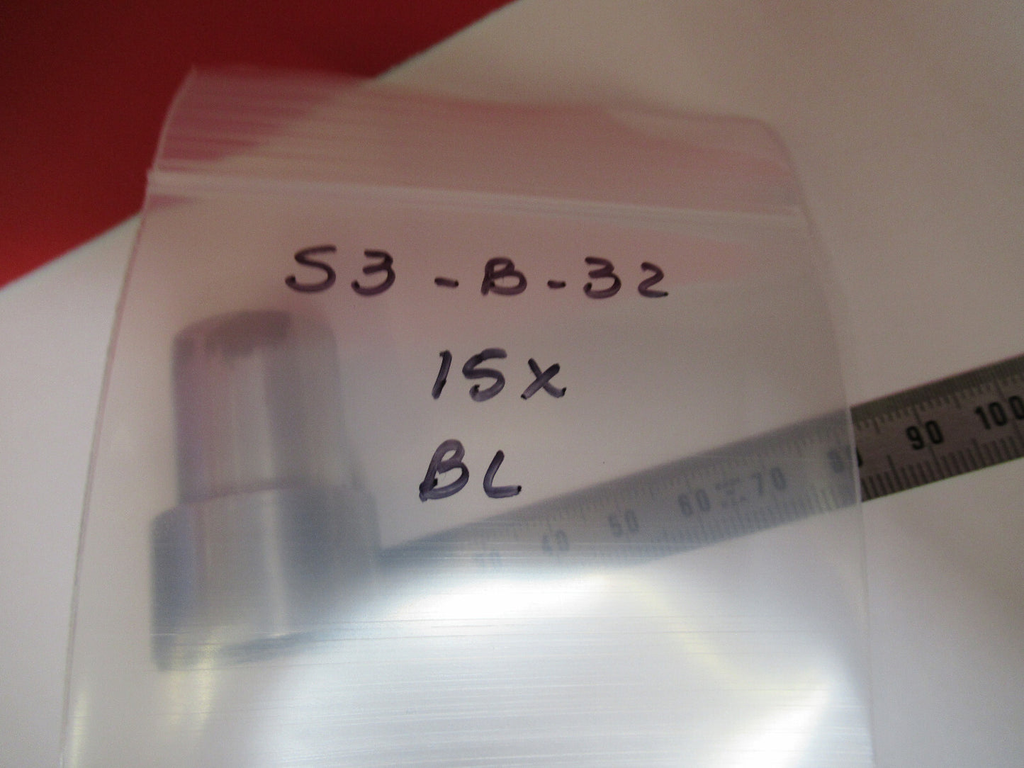 LENS BAUSCH LOMB 15X WF EYEPIECE OCULAR MICROSCOPE PART As Pictured S8-B-32