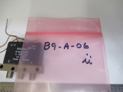 RADIALL FRANCE R565532500 COAXIAL SWITCH 26 GHz MICROWAVE RF AS PICTURED B9-A-06