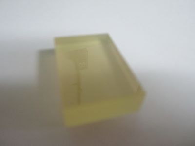OPTICAL ZERODUR FLAT BLOCK one side is polished LASER OPTICS as pic A3-B-14B