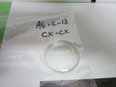 OPTICAL BI CONVEX LENS LASER OPTICS BIN#A6-C-13