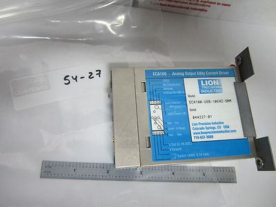 LION EDDY CURRENT DRIVER SIGNAL CONDITIONER BIN#54-27