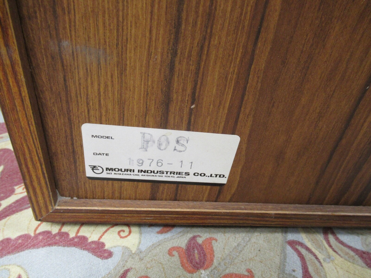 ANTIQUE WOOD CABINET EMPTY OLYMPUS #1 JAPAN MICROSCOPE PART LOBBY