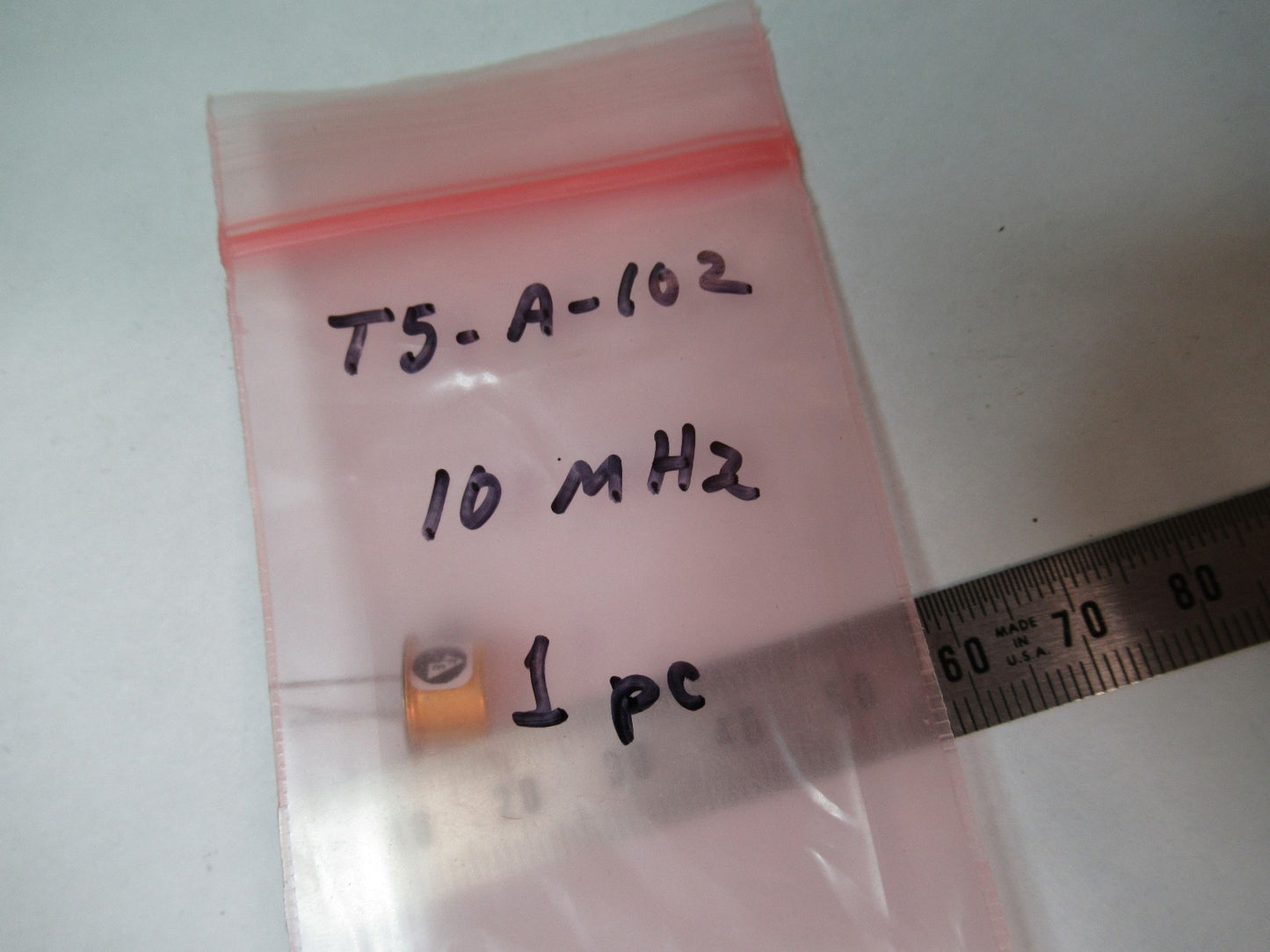 FEI SPACE SWEPT 10 MHz RESONATOR QUARTZ FREQUENCY CONTROL AS PICTURED T5-A-102