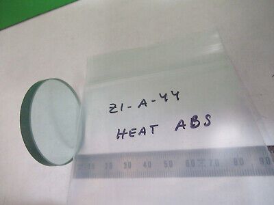 OPTICAL HEAT ABSORBING GLASS LENS OPTICS AS PICTURED &Z1-A-44