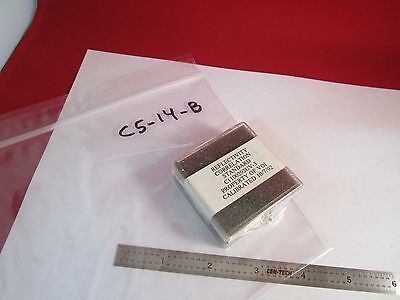 OPTICAL REFLECTIVITY STANDARD LASER OPTICS BIN#C5-14-B
