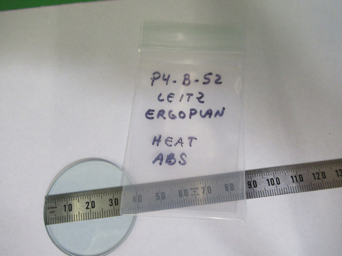 Leizt Wetzlar Heat Absorbing Glass Ergolux Microscope Part