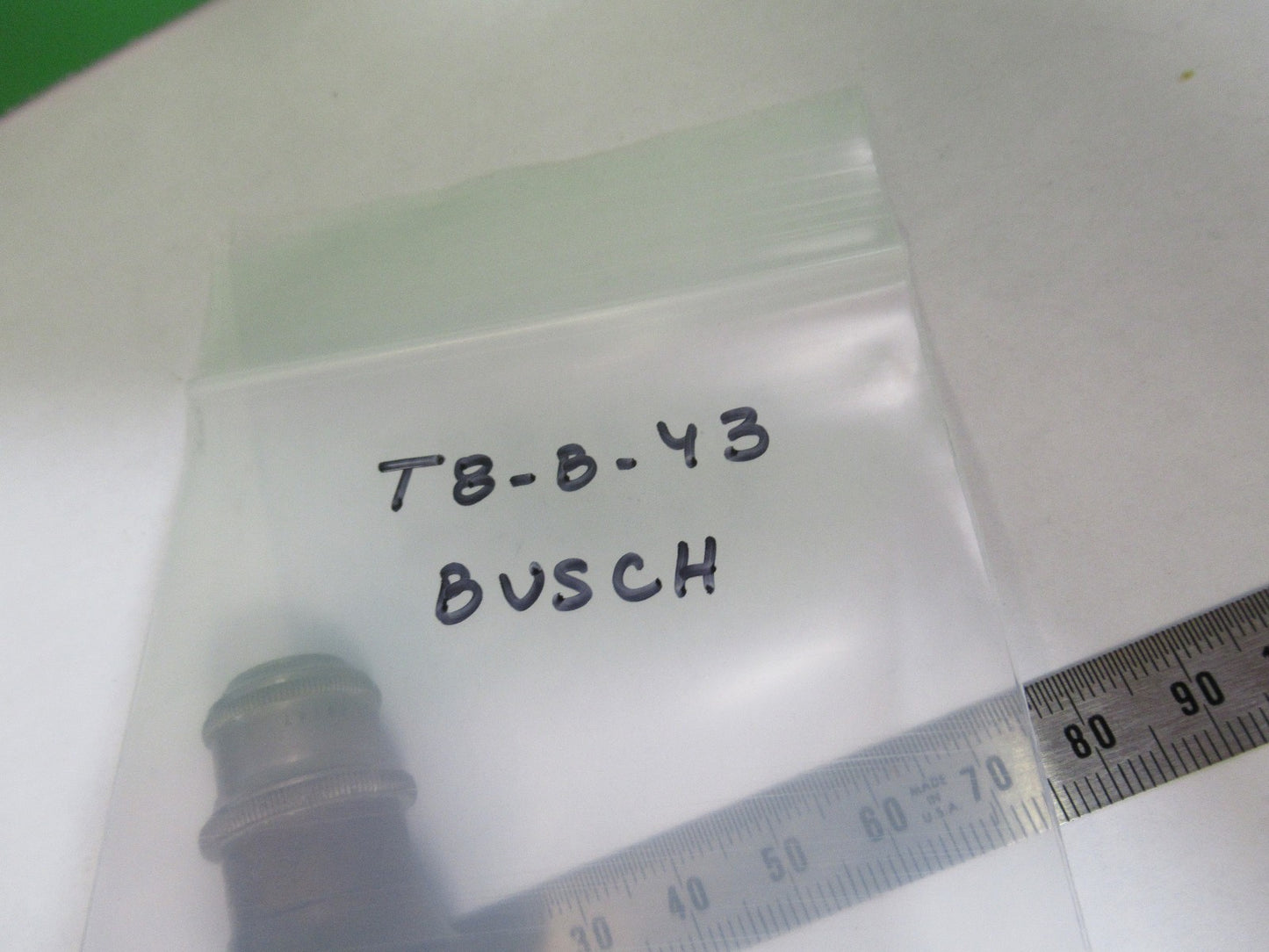 ANTIQUE GERMAN OBJECTIVE BUSCH LENS OPTICS MICROSCOPE PART AS PICTURED T8-B-43