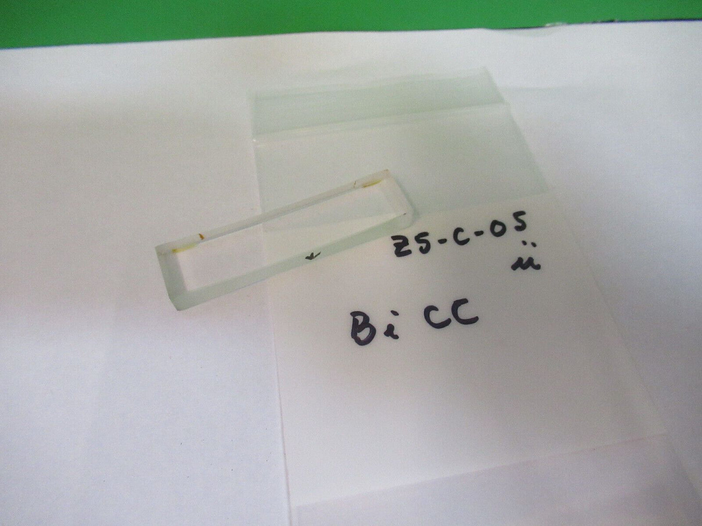 OPTICAL RECTANGULAR LENS BI CONCAVE Bi CC LASER OPTICS AS PICTURED &Z5-C-05