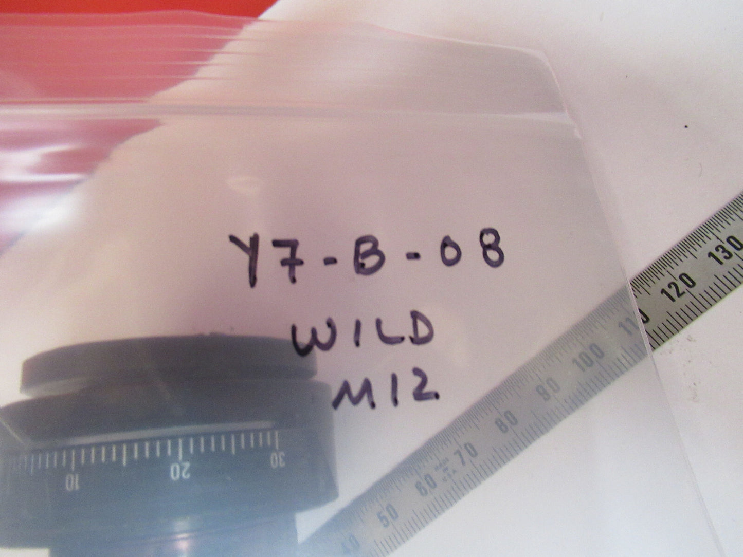 WILD HEERBRUGG M12 CONDENSER + IRIS BINO MICROSCOPE PART as pictured Y7-B-08