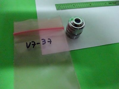 MICROSCOPE PART OBJECTIVE LENS OFFICINE GALILEO 10X ITALY OPTICS AS IS BIN#V7-37