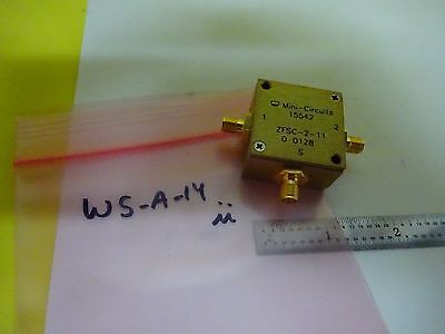 MINI CIRCUITS ZFSC-2-11 FREQUENCY RF MICROWAVE AS IS BIN#W5-A-14