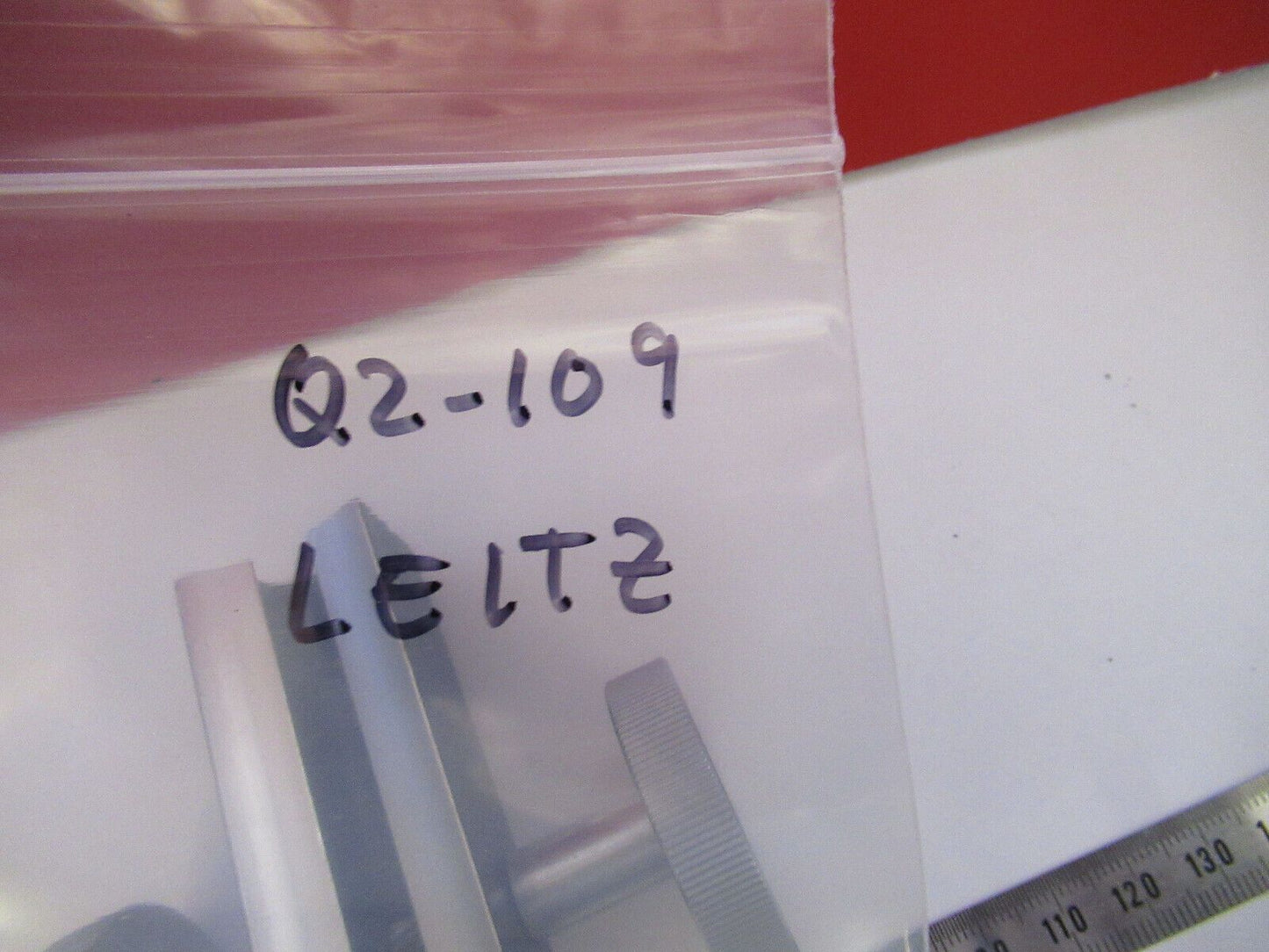 ANTIQUE MICROSCOPE PART LEITZ GERMANY BRASS GROSS STAGE AS PICTURED Q2-109