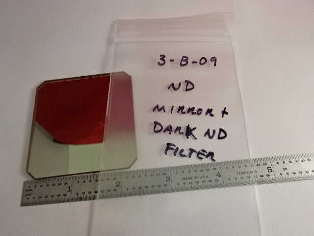 Optical Nd Neutral Density Filter Very Dark Optics or Mirror