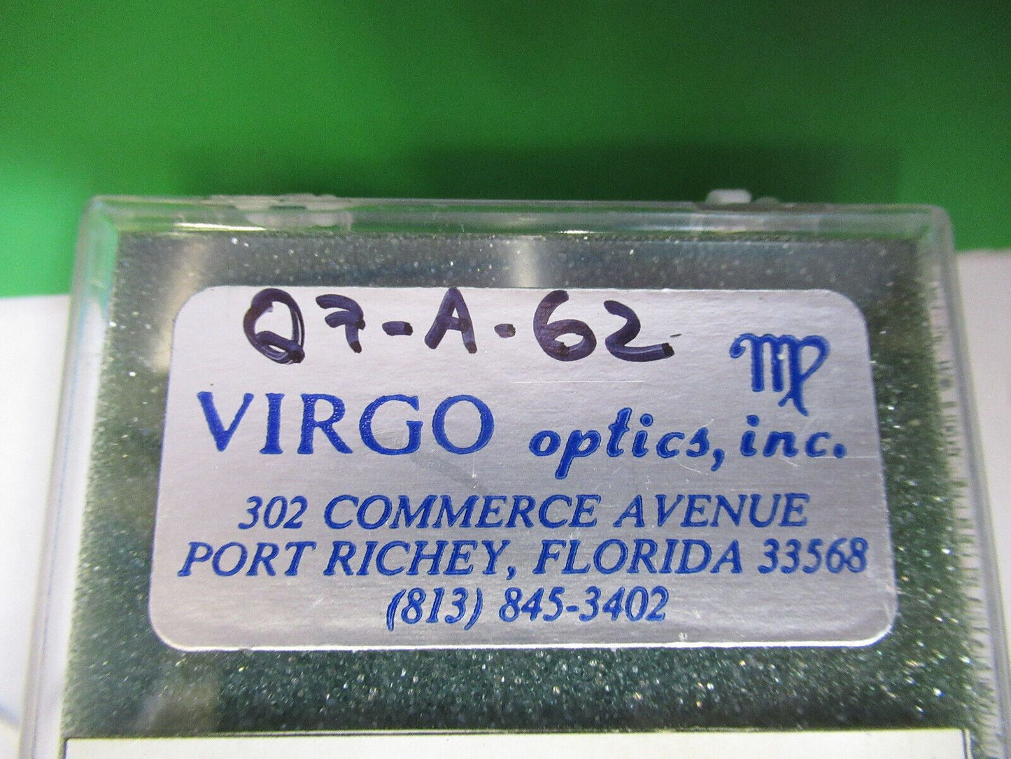 OPTICAL ex-NASA UNCOATED LENS LASER OPTICS AS PICTURED Q7-A-62