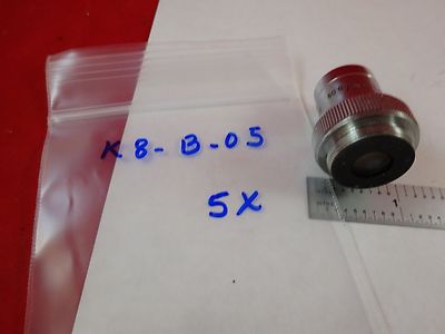 MIKROSKOPTEIL OBJEKTIV LEITZ NPL 5X OPTICS AS IS BIN#K8-B-05