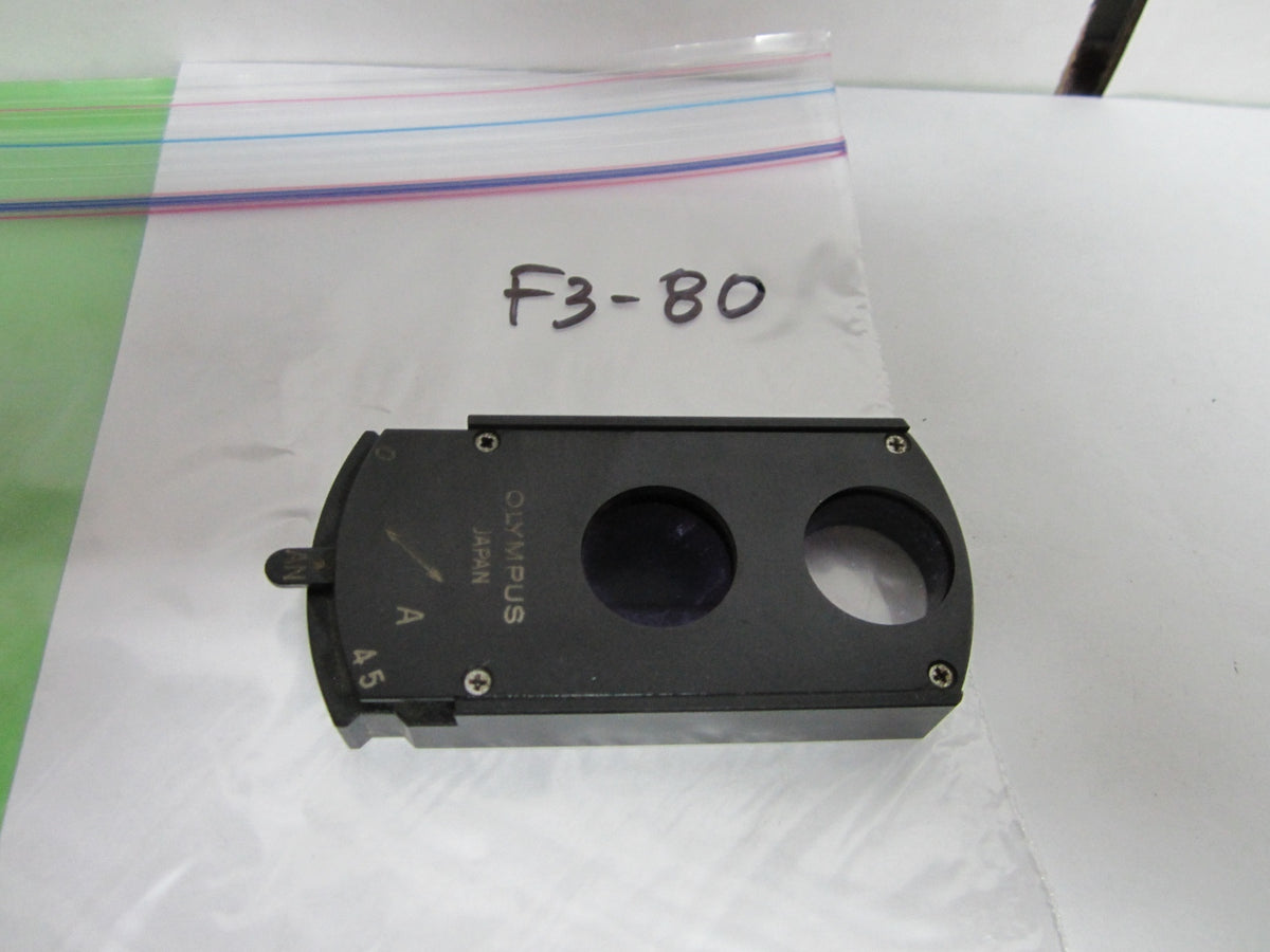 Microscope Polarizer Slide Olympus Japan Optics
