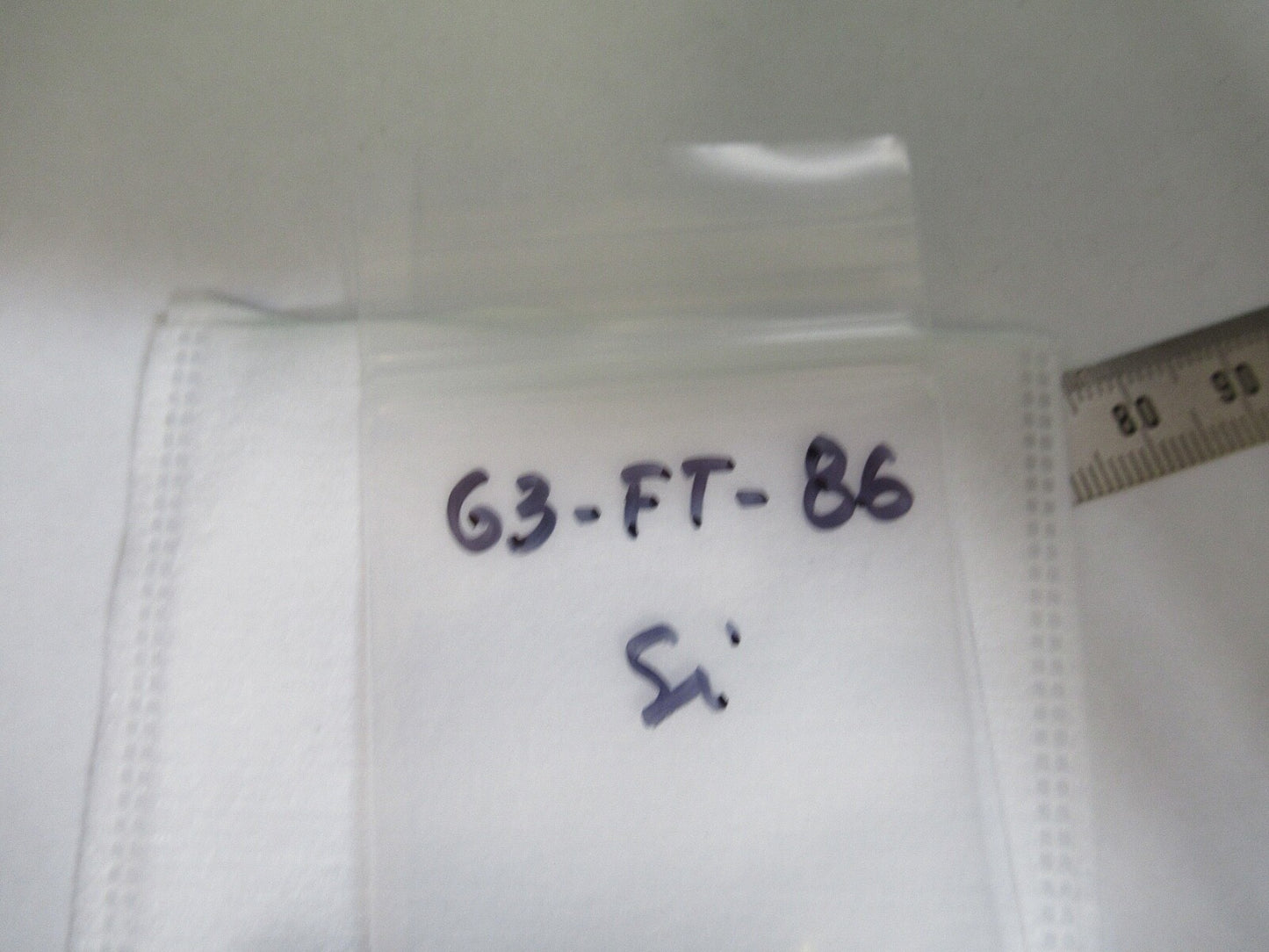 SLAB SILICON ELEMENT SINGLE CRYSTAL THICK WAFER RARE AS PICTURED G3-FT-86