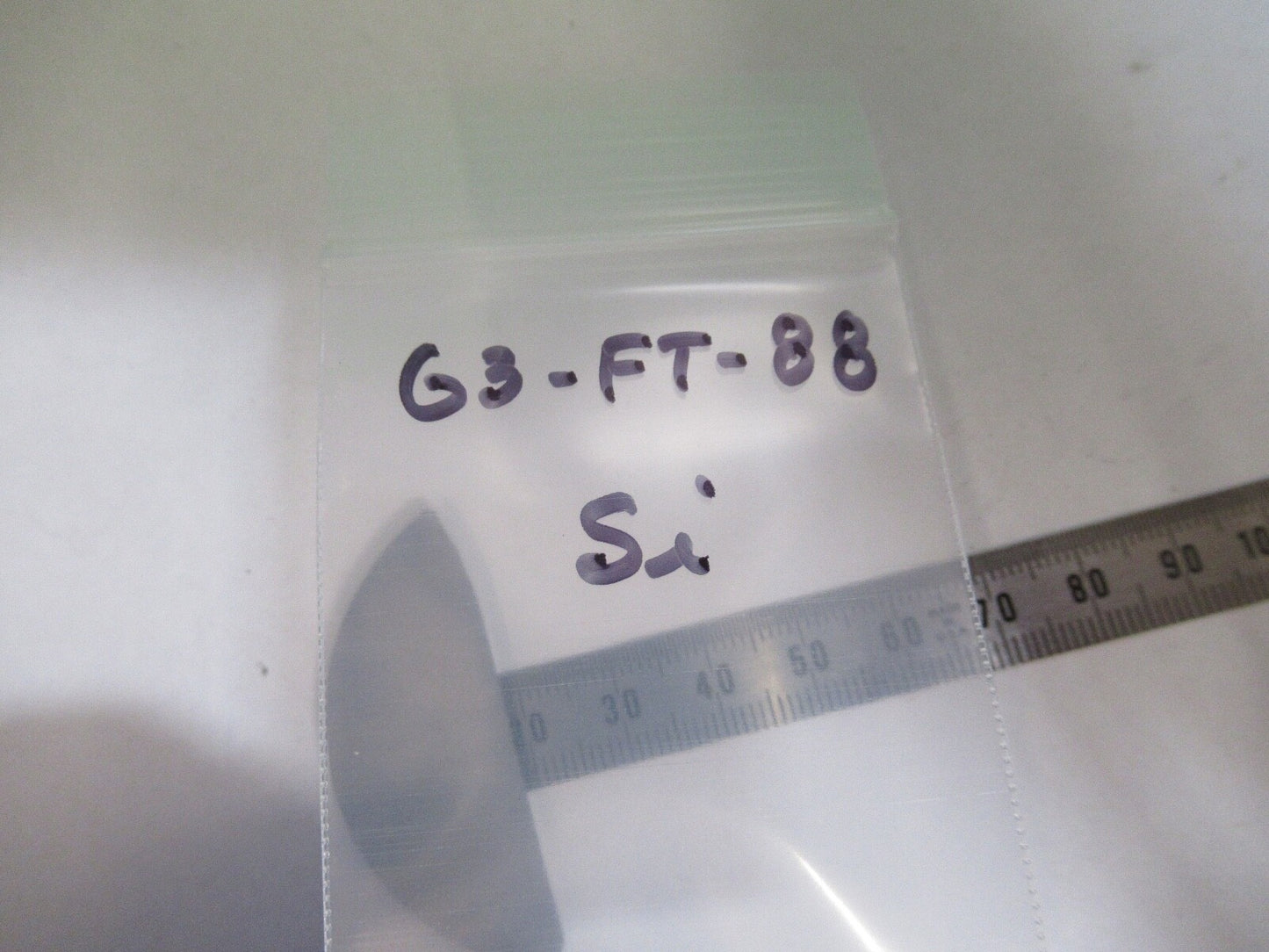 SLAB SILICON ELEMENT SINGLE CRYSTAL THICK WAFER RARE AS PICTURED G3-FT-88