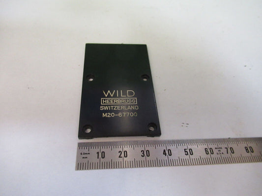 WILD SWISS M20 PLATE STAGE MICROSCOPE PART AS PICTURED R8-A-61