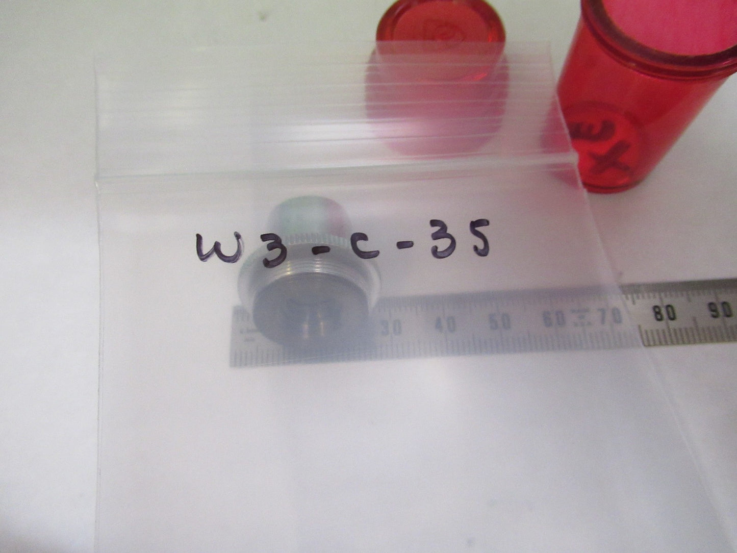 SPENCER AO LENS 3X OBJECTIVE OPTICS MICROSCOPE PART AS PICTURED W3-C-35