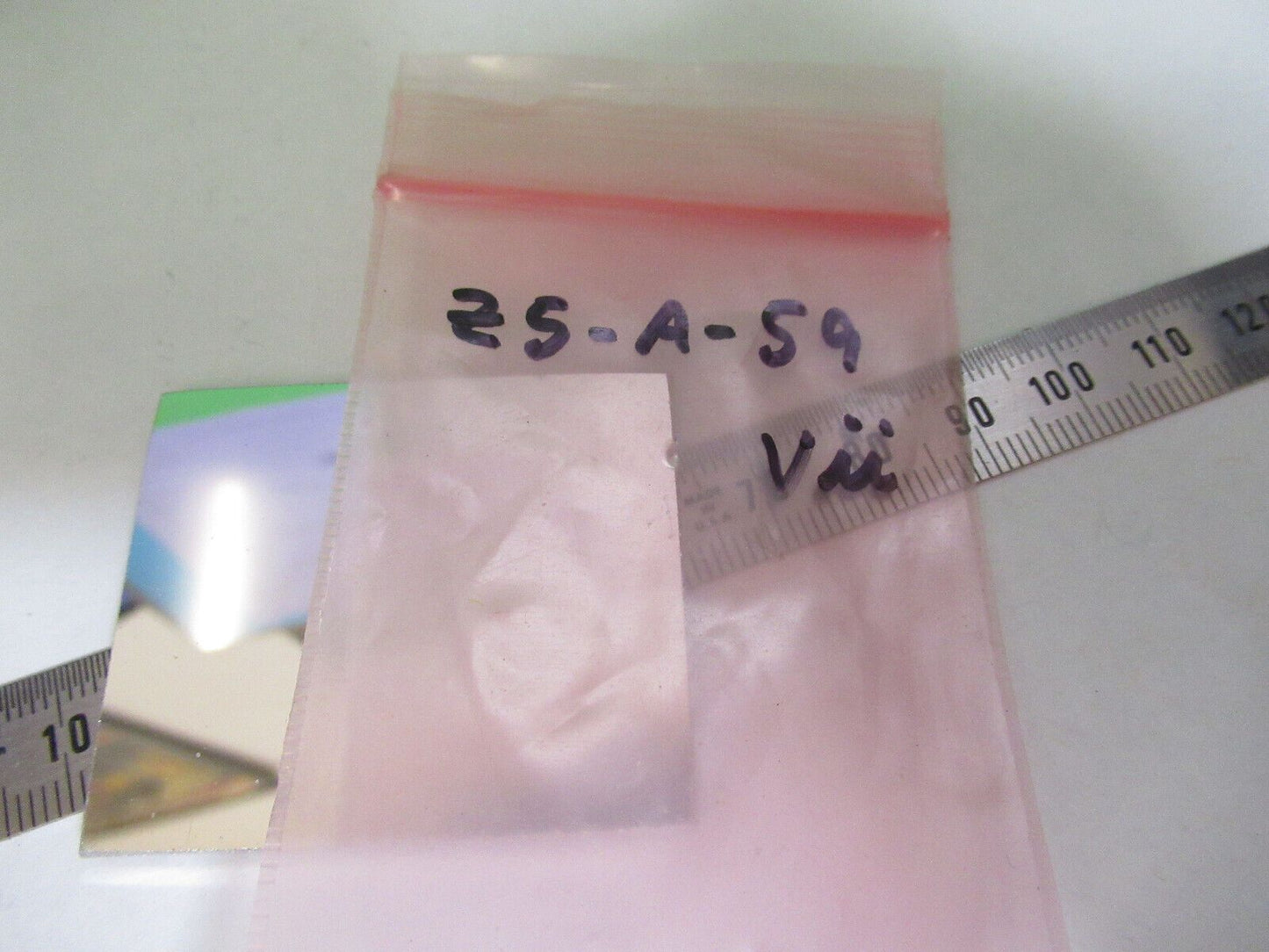 OPTICAL FLAT MIRROR OPTICS AS IS #Z5-A-59