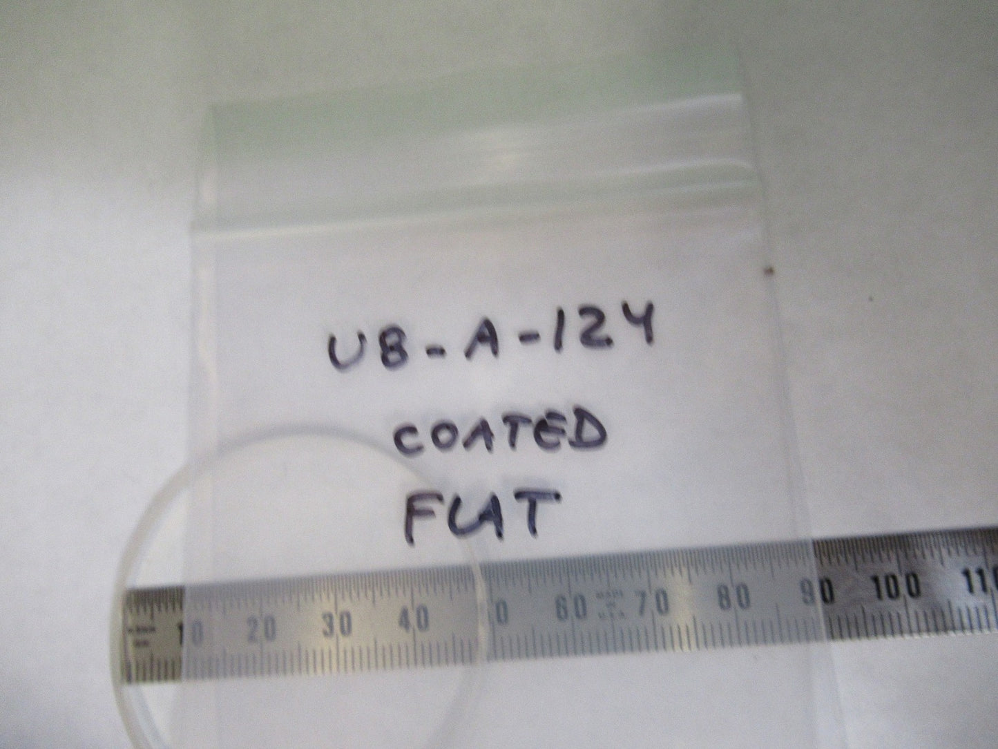 OPTICAL COATED BK7 WINDOW FLAT LASER OPTICS NICE AS PICTURED U8-A-124