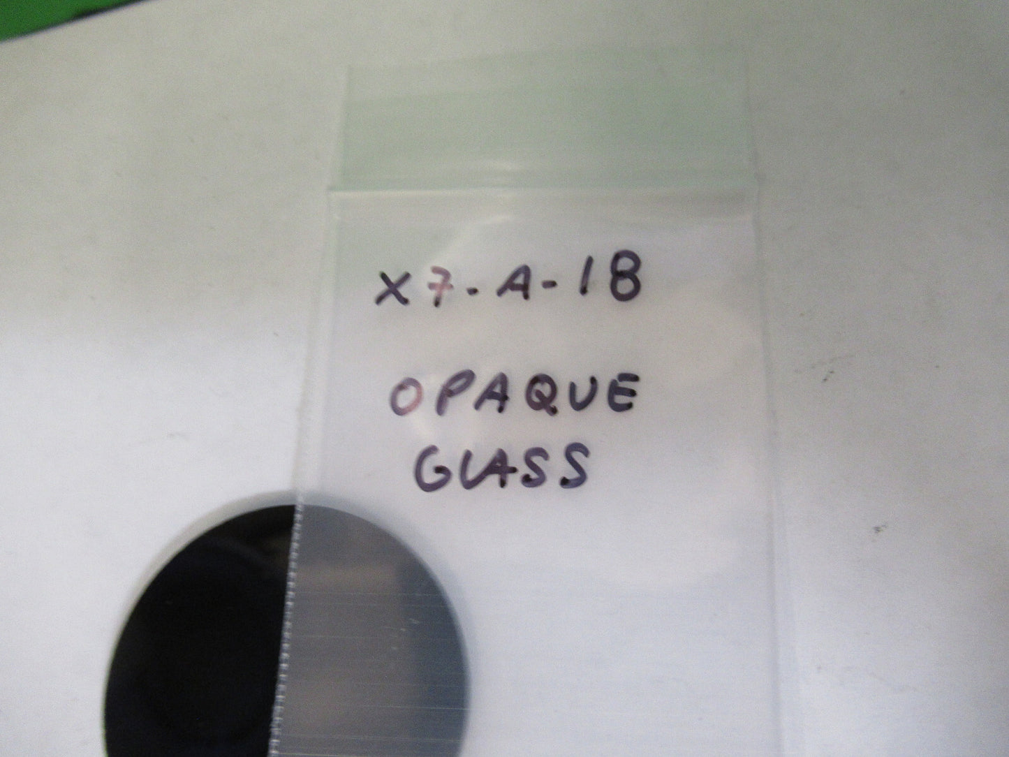 OPTICAL OPAQUE GLASS LASER OPTICS AS PICTURED X7-A-18
