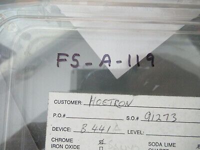 COLLECTABLE PHOTOMASK HOETRON ELECTRONIC COMPONENTS RARE AS PICTURED &F5-A-119