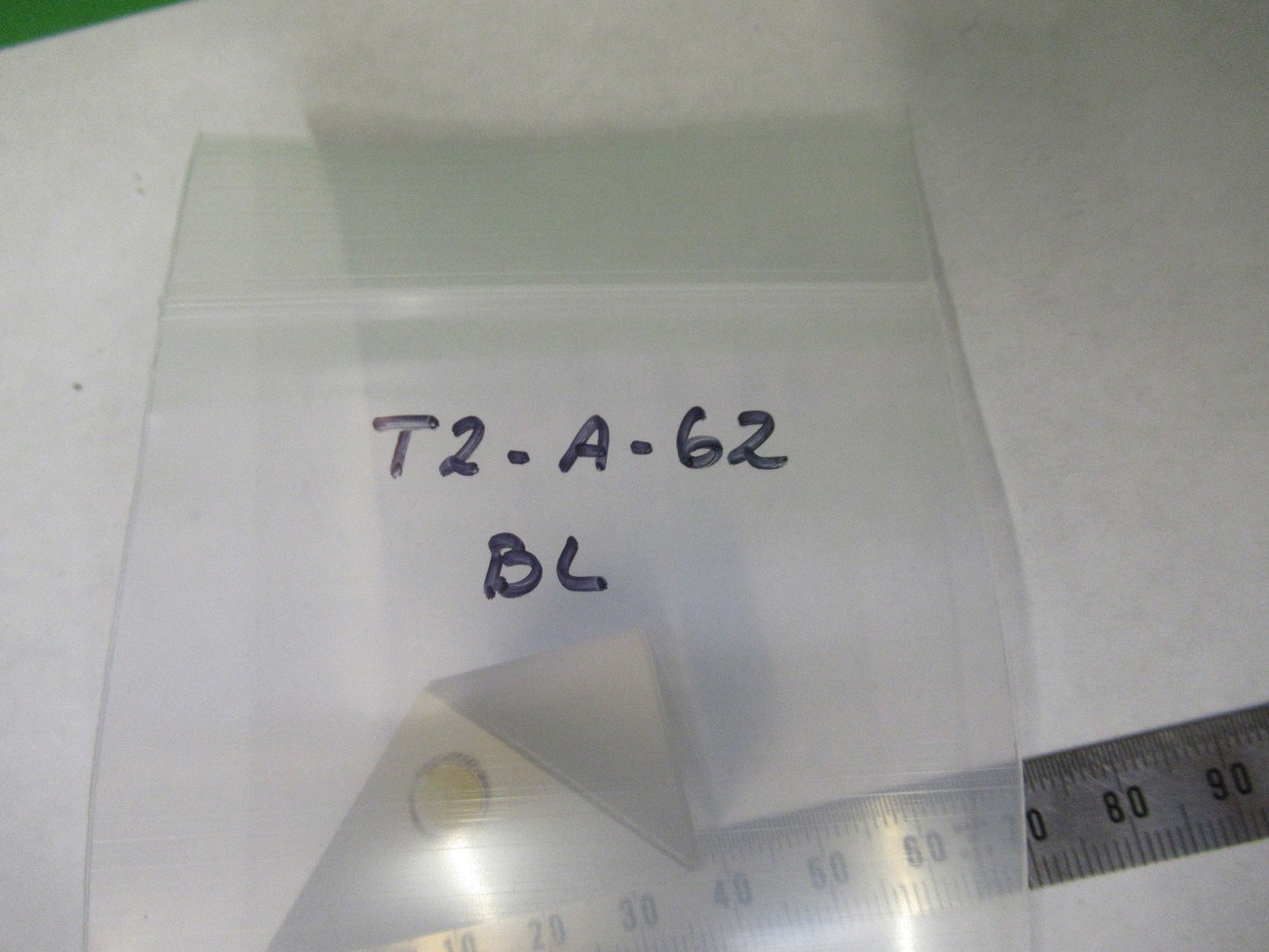BAUSCH LOMB GLASS PRISM OPTICS MICROSCOPE PART AS PICTURED T2-A-62