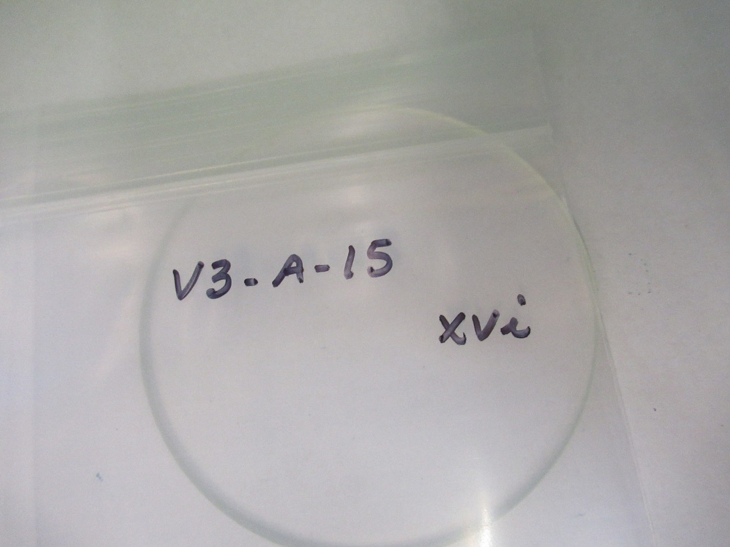 OPTICAL FLAT WINDOW BK7 THICK GLASS MIL SPEC OPTICS AS PICTURED V3-A-15