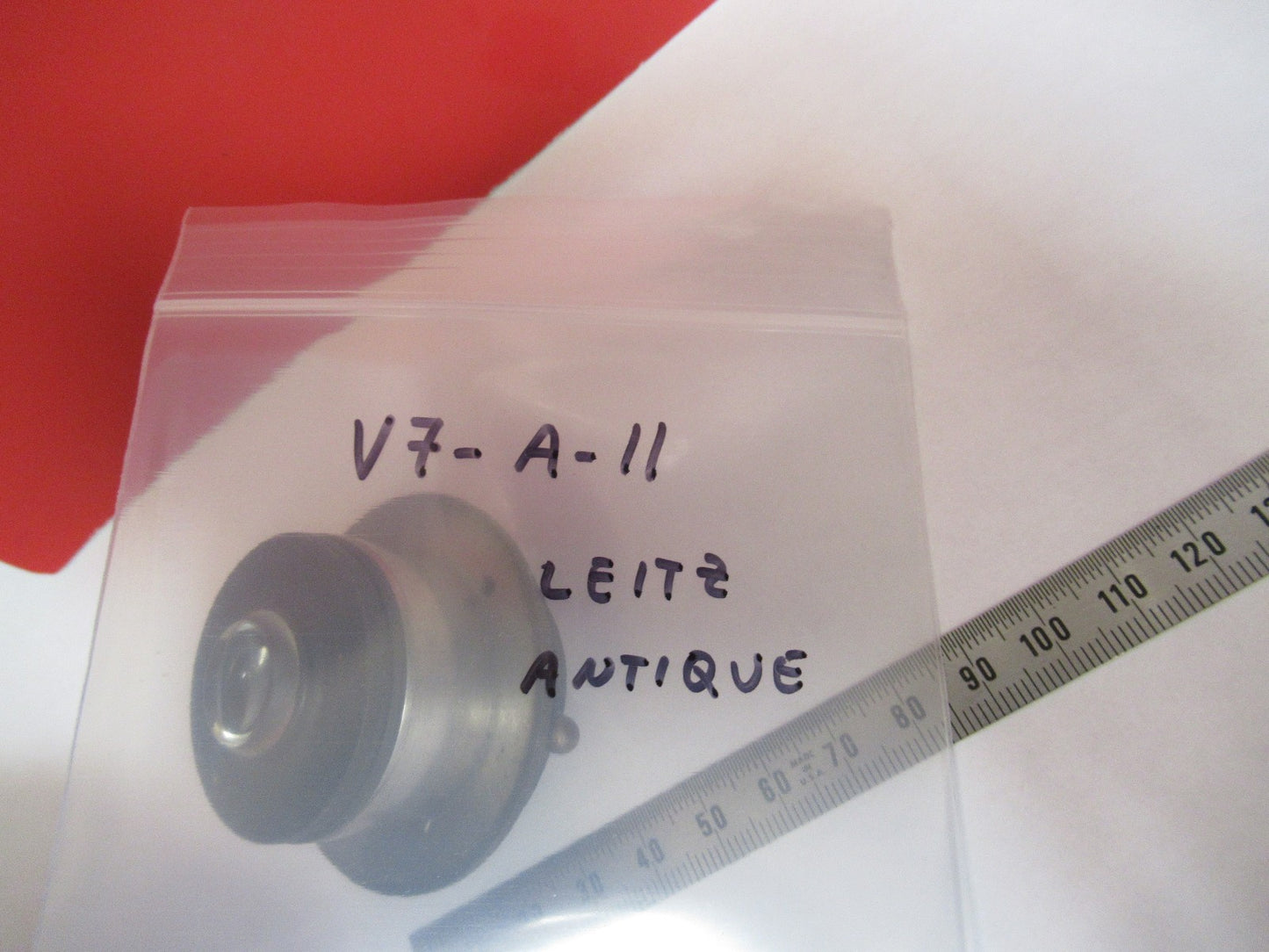 ANTIQUE LEITZ WETZLAR GERMANY CONDENSER MICROSCOPE PART AS PICTURED V7-A-11