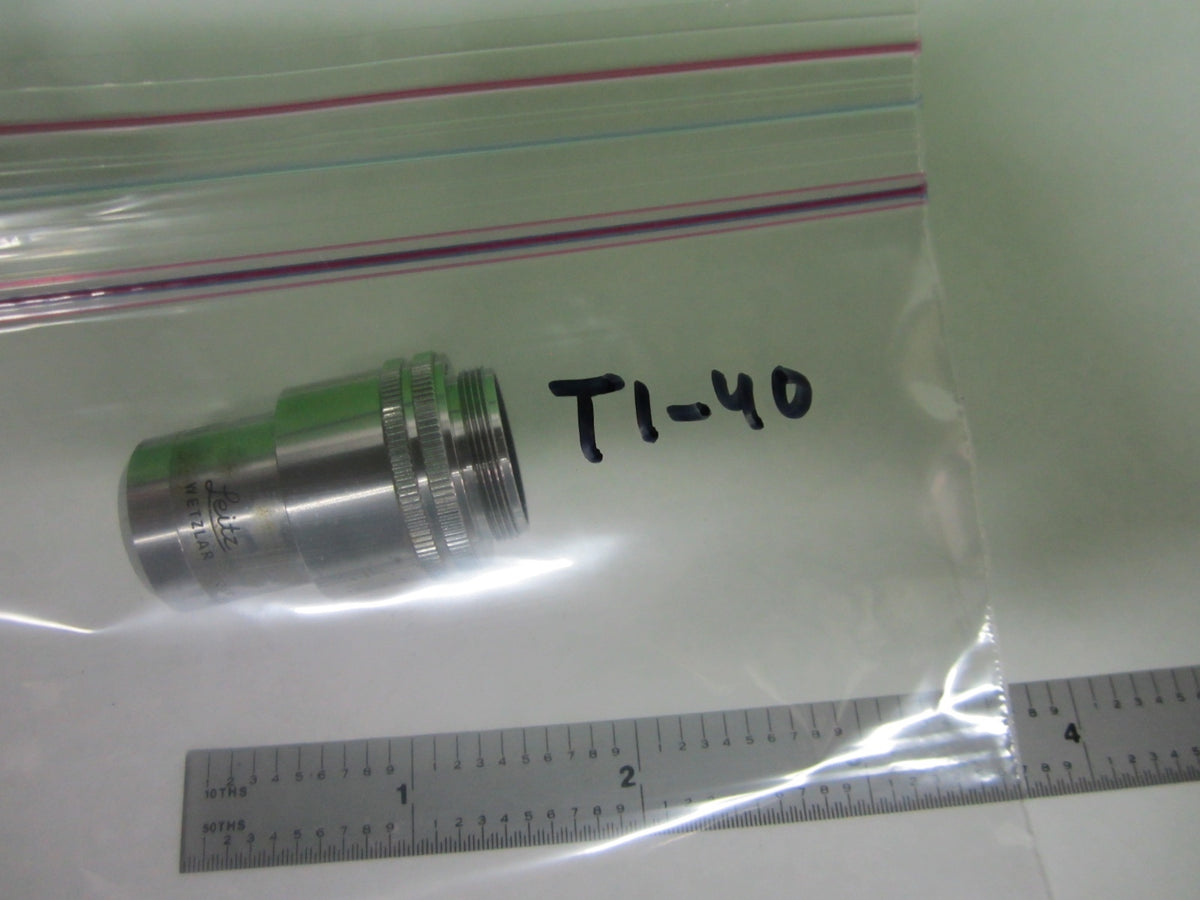 Microscope Part Ernst Leitz Quarzgl Objective H20X Infinity Optics