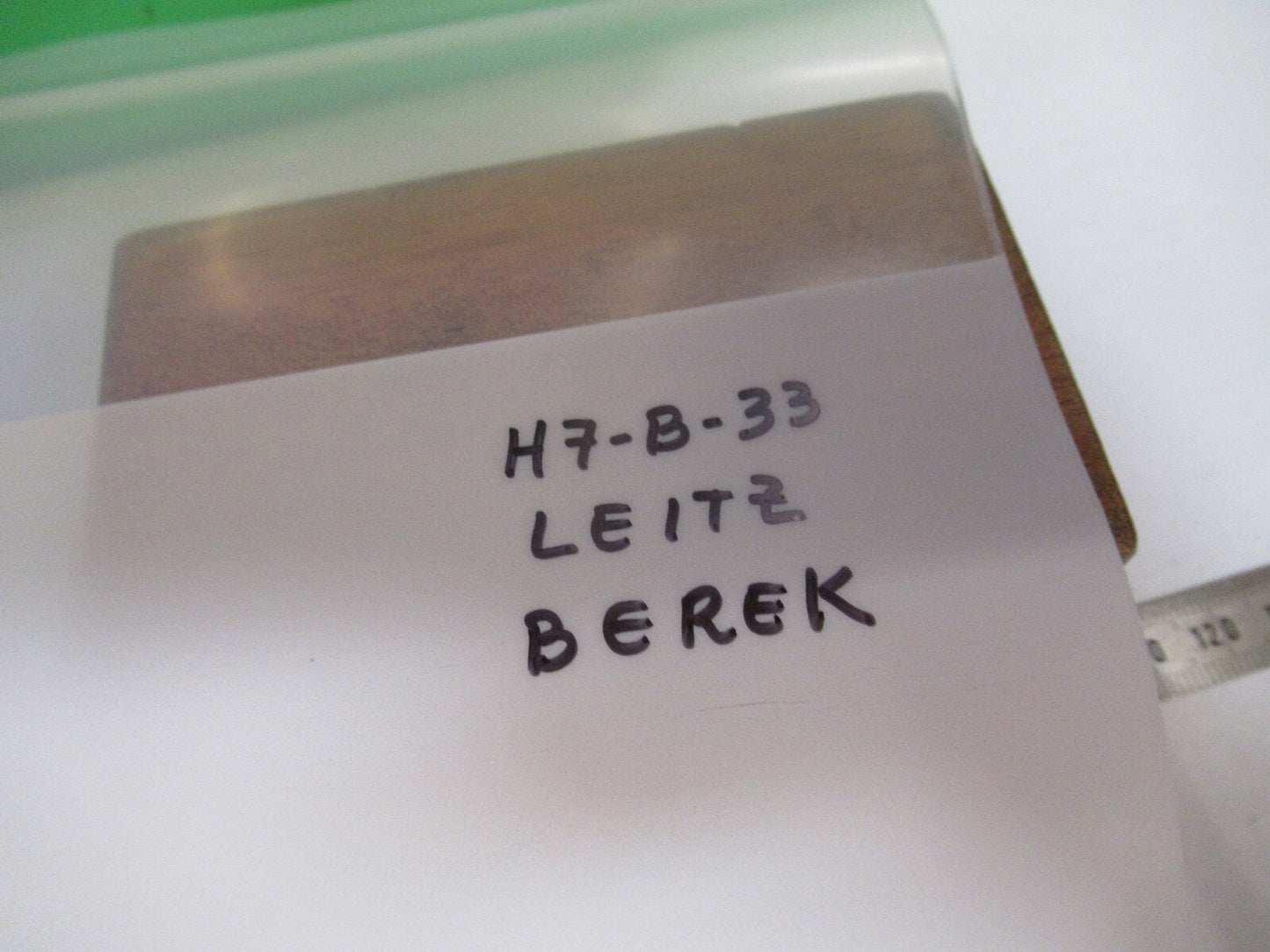 LEITZ WETZLAR GERMAN BEREK ROTABLE SLIDE POL MICROSCOPE PART AS PICTURED H7-B-33