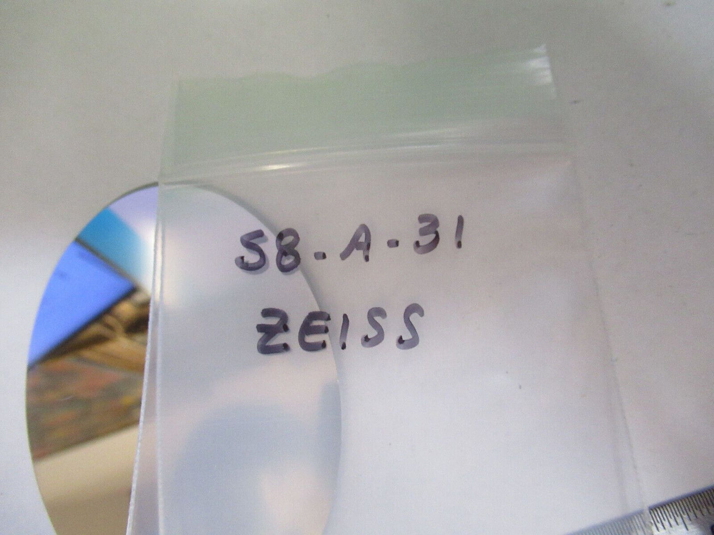 OPTICAL ZEISS GERMANY MIRROR OPTICS MICROSCOPE PART AS PICTURED &S8-A-31