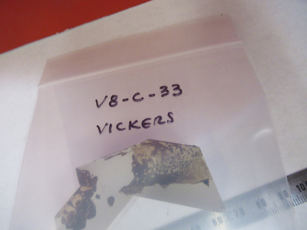 Vickers England UK Glass Prism Optics Microscope Part