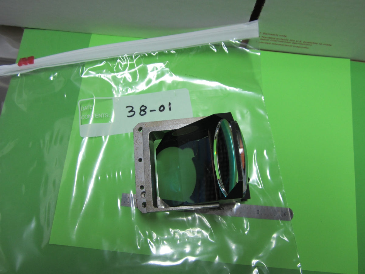 Optical Mil Spec Lens Assembly with Beam Splitter Prism Laser Optics